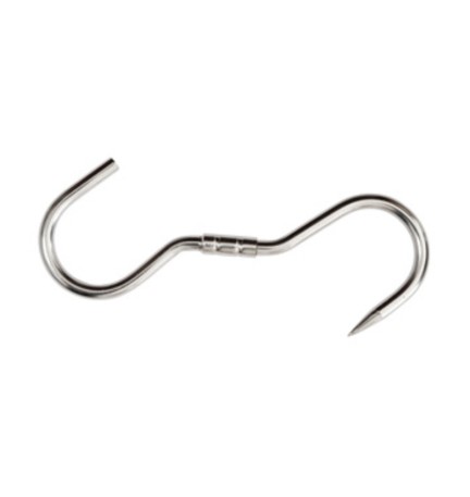 GANCIO INOX P/MACELLAIO GIREVOLE 210 X 9 MM*