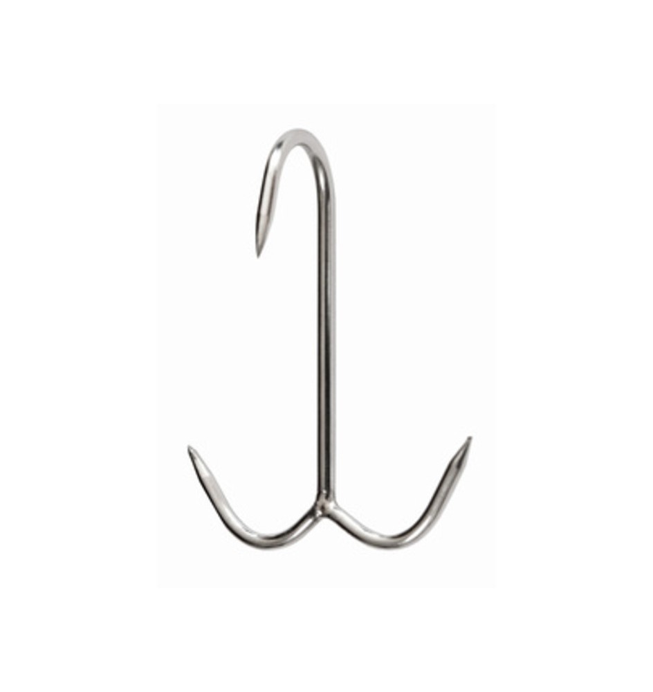 GANCIO INOX P/MACELLAIO ANCORA 120 X 6 MM*