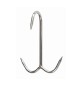 GANCIO INOX P/MACELLAIO ANCORA 120 X 6 MM*