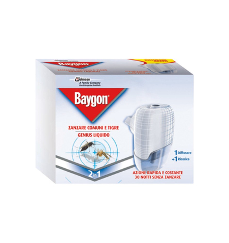ANTIZANZARE BAYGON GENIUS VAPORIZZATORE E RICAR