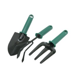 SET 3 ATTREZZINI DA GIARDINO MANICO RESINA