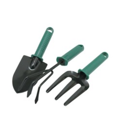 SET 3 ATTREZZINI DA GIARDINO MANICO RESINA
