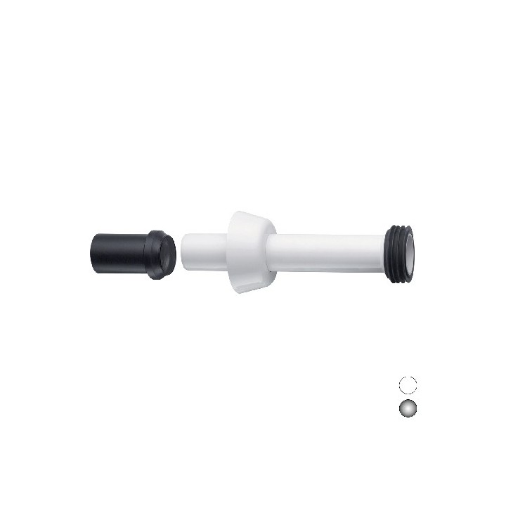 CANOTTO DI ALLACCIAMENTO CASSETTA RIOS-TREOPEA VALSIR Diam. 40/44 L.250 Bianco