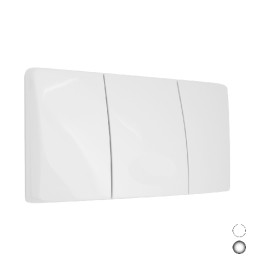 PLACCA DI COMANDO PER CASSETTA MEDUSA Cromo Lucida