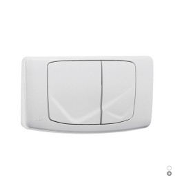 PLACCA DOPPIA SCARICO RIOS VALSIR Bianco