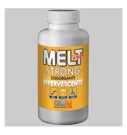 DISGORGANTE EFFERVESCENTE IN POLVERE MELT STRONG - Gr 600