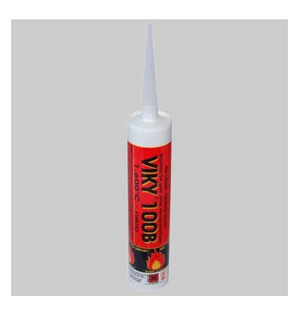 CEMENTO PER ALTE TEMPERATURE VIKY 100B - 500 gr Nero
