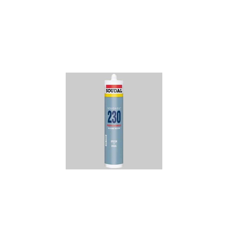 SILICONE MULTIUSO NEUTRO ALTA QUALITA' SOUDAL ML 310 - Ml 310 trasparente