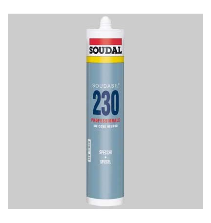 SILICONE MULTIUSO NEUTRO ALTA QUALITA' SOUDAL ML 310 - Ml 310 trasparente
