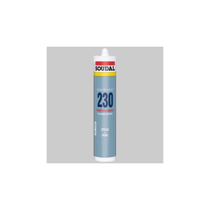 SILICONE MULTIUSO NEUTRO ALTA QUALITA' SOUDAL ML 310 - Ml 310 trasparente