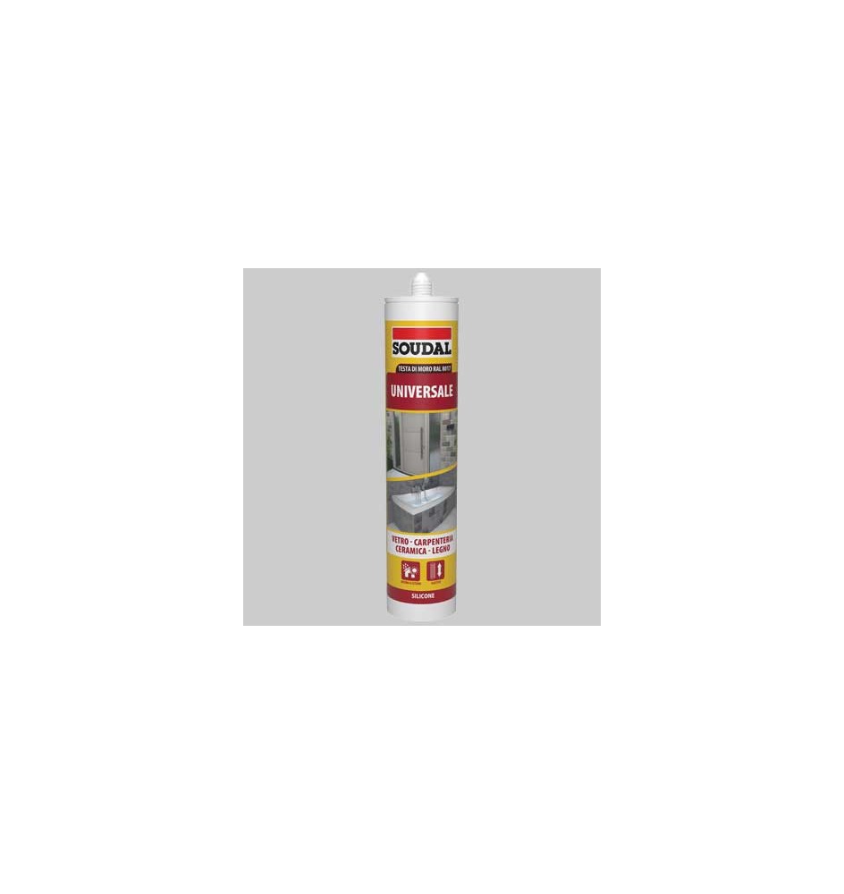 SILICONE UNIVERALE TESTA DI MORO SOUDAL - Ml 280