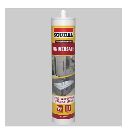 SILICONE UNIVERALE TESTA DI MORO SOUDAL - Ml 280
