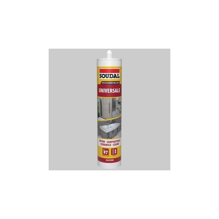 SILICONE UNIVERALE TESTA DI MORO SOUDAL - Ml 280