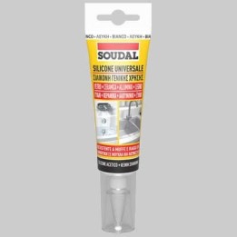 SILICONE UNIVERSALE ML 60 SOUDAL - Trasparente