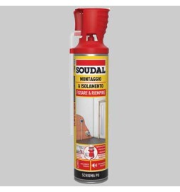 SCHIUMA POLIURETANICA UNIVERSALE CON APPLICAZIONE ML 600 SOUDAL - Ml 600