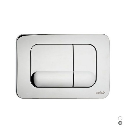 PLACCA DOPPIO SCARICO TROPEA VALSIR Cromato Lucido