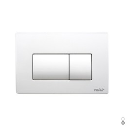 PLACCA PNEU 2 PULSANTI PER TROPEA3 - EVOLUT IN ABS Cromato Lucido