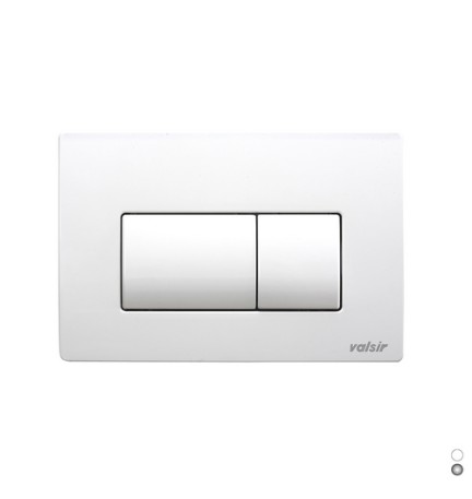 PLACCA PNEU 2 PULSANTI PER TROPEA3 - EVOLUT IN ABS Cromato Lucido