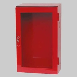 CASSETTA ESTERNA'AIRONE' SIGILLABILE PREVERNICIATA ROSSO - H 610 x L 370 x P 210