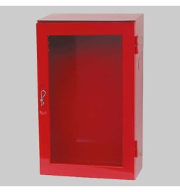 CASSETTA ESTERNA'AIRONE' SIGILLABILE PREVERNICIATA ROSSO - H 610 x L 370 x P 210