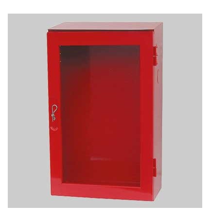 CASSETTA ESTERNA'AIRONE' SIGILLABILE PREVERNICIATA ROSSO - H 610 x L 370 x P 210