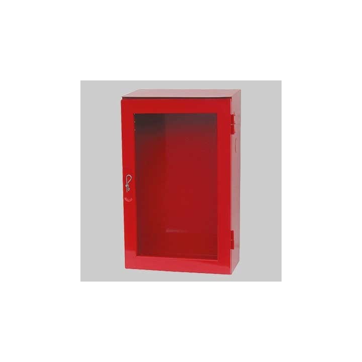CASSETTA ESTERNA'AIRONE' SIGILLABILE PREVERNICIATA ROSSO - H 610 x L 370 x P 210