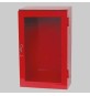CASSETTA ESTERNA'AIRONE' SIGILLABILE PREVERNICIATA ROSSO - H 610 x L 370 x P 210