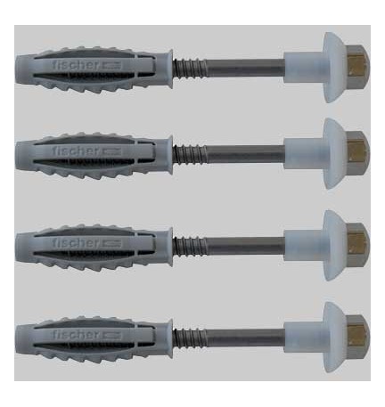 FISSAGGIO INOX PER VASO E BIDET WB2 - 7x80