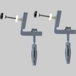 FISSAGGIO IN NYLON LATERALI PER VASI E BIDET WB5N - 7x65