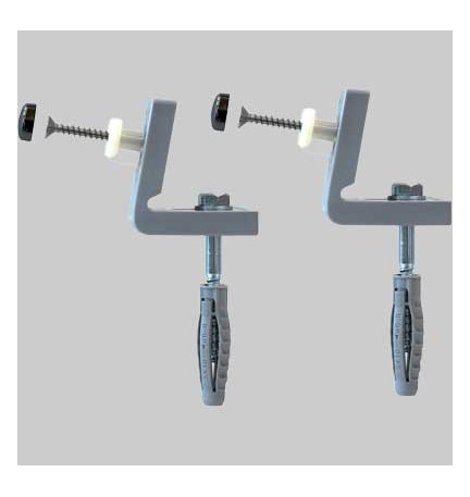 FISSAGGIO IN NYLON LATERALI PER VASI E BIDET WB5N - 7x65