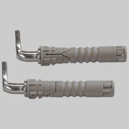 ELEMENTO DI FISSAGGIO PER SCALDABAGNI PFS 12 N - Foro 14 mm - Prof. 14 mm - Tassello m.10
