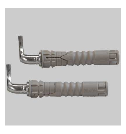 ELEMENTO DI FISSAGGIO PER SCALDABAGNI PFS 12 N - Foro 14 mm - Prof. 14 mm - Tassello m.10