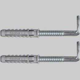 ELEMENTO DI FISSAGGIO PER SCALDABAGNI WDS12 - WDS14 - Foro 12 mm - Prof. 80 mm - Tassello s.12 - L. cancano 75 mm