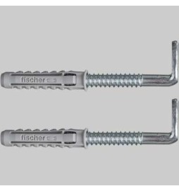 ELEMENTO DI FISSAGGIO PER SCALDABAGNI WDS12 - WDS14 - Foro 12 mm - Prof. 80...