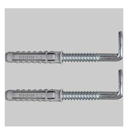 ELEMENTO DI FISSAGGIO PER SCALDABAGNI WDS12 - WDS14 - Foro 12 mm - Prof. 80 mm - Tassello s.12 - L. cancano 75 mm