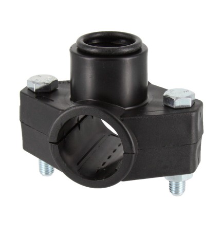 PL RACCORDO POLIPROP PRESA A STAFFA D 20MMX1/2F