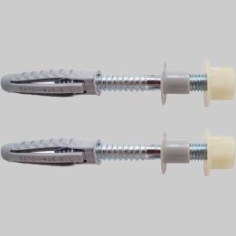 ELEMENTO DI FISSAGGIO PER CASSETTA A PARETE WDC - Foro 10 mm - Prof. 70 mm - Tassello s.10 - Vite m.8 x 80 - Spessore 12 mm