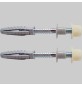 ELEMENTO DI FISSAGGIO PER CASSETTA A PARETE WDC - Foro 10 mm - Prof. 70 mm - Tassello s.10 - Vite m.8 x 80 - Spessore 12 mm