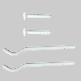 MENSOLA PER RADIATORI IN ALLUMINIO E TUBOLARI TF10/70B - Foro 10 mm - Prof. 85 mm - Tassello c.10x75 - L. 70 mm