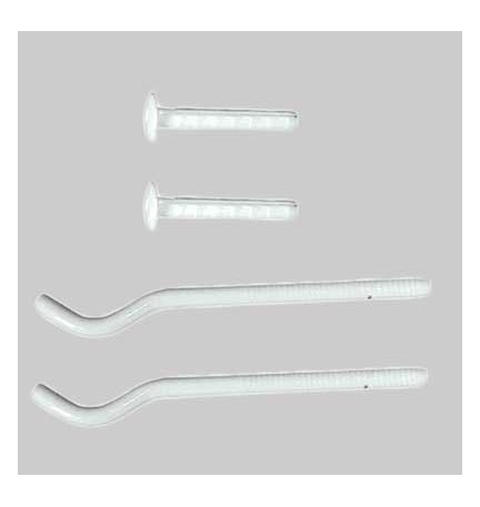 MENSOLA PER RADIATORI IN ALLUMINIO E TUBOLARI TF10/70B - Foro 10 mm - Prof. 85 mm - Tassello c.10x75 - L. 70 mm