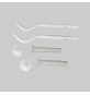 MENSOLA PER RADIATORI IN GHISA E ACCIAIO TF7/100B - TF7/75B - Foro 16 mm - Prof. 100 mm - L. 100 mm - Colonne 3/4