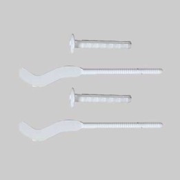 MENSOLA PER RADIATORI IN ALLUMINIO SEZIONE PIATTA 3 MM TF10/70B - Foro 10 mm - Prof. 85 mm - Tassello c.10x75 - L. 70 mm