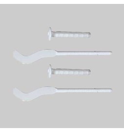MENSOLA PER RADIATORI IN ALLUMINIO SEZIONE PIATTA 3 MM TF10/70B - Foro 10 mm...