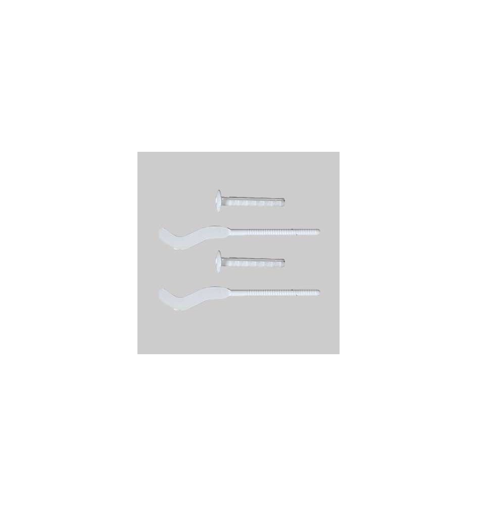 MENSOLA PER RADIATORI IN ALLUMINIO SEZIONE PIATTA 3 MM TF10/70B - Foro 10 mm - Prof. 85 mm - Tassello c.10x75 - L. 70 mm