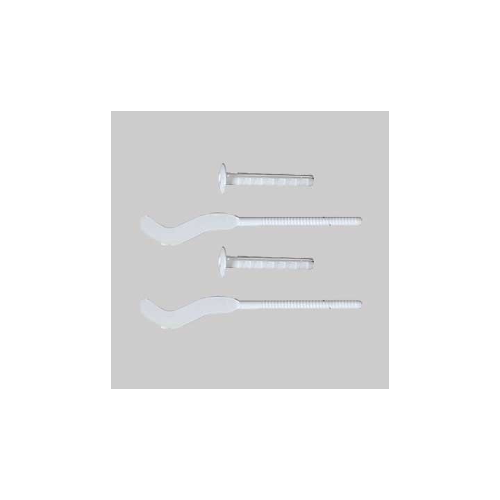 MENSOLA PER RADIATORI IN ALLUMINIO SEZIONE PIATTA 3 MM TF10/70B - Foro 10 mm - Prof. 85 mm - Tassello c.10x75 - L. 70 mm