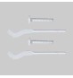 MENSOLA PER RADIATORI IN ALLUMINIO SEZIONE PIATTA 3 MM TF10/70B - Foro 10 mm - Prof. 85 mm - Tassello c.10x75 - L. 70 mm