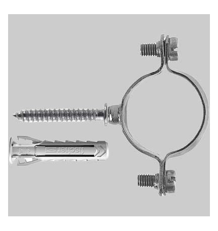 COLLARINO LEGGERO IN ACCIAIO ZINCATO E TASSELLO - Ø 10