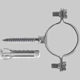 COLLARINO LEGGERO IN ACCIAIO ZINCATO E TASSELLO - Ø 16