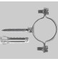 COLLARINO LEGGERO IN ACCIAIO ZINCATO E TASSELLO - Ø 24