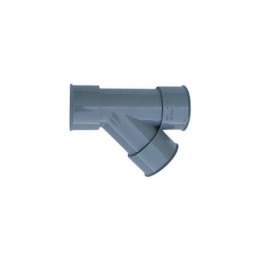 DERIVAZIONE 45° FF PVC GRIGIO Diam. 40